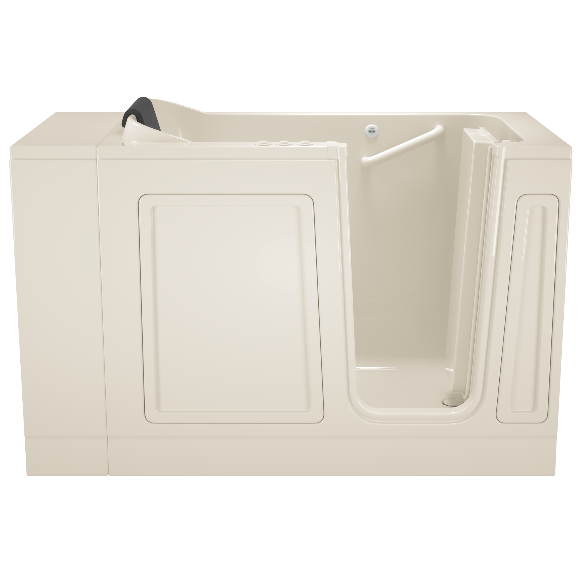 Acrylic Luxury Series 28 x 48-Inch Walk-in Tub With Combination Air Spa and Whirlpool Systems - Right-Hand Drain